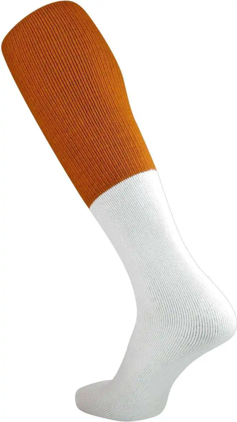 Tck Varsity Football 2-color Tube Socks - Texas Orange White