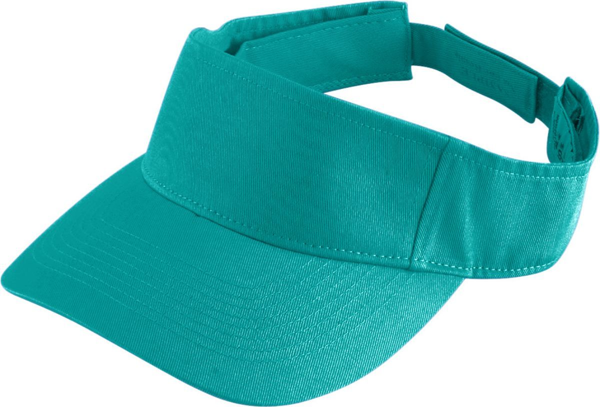 TEAL SPORT TWILL VISOR