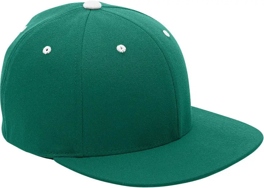 Team 365 Atb101 Pro-formance Contrast Eyelets Cap - Sport Forest White