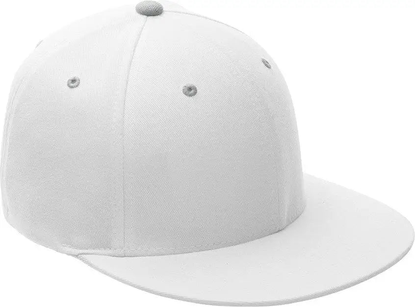 Team 365 Atb101 Pro-formance® Contrast Eyelets Cap - White Sport Silver