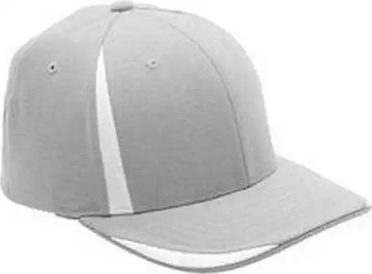 Team 365 Atb102 by Flexfit Adult Pro Formance Front Sweep Cap Sportsilver White Light Gray / S/m