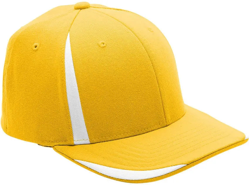 Team 365 Atb102 Pro-formance Front Sweep Cap - Sport Athletic Gold White