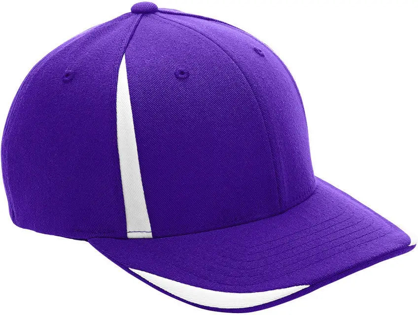 Team 365 Atb102 Pro-formance Front Sweep Cap - Sport Purple White