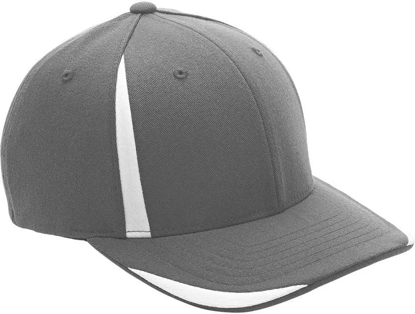 Team 365 Atb102 Pro-formance® Front Sweep Cap - Sport Graphite White