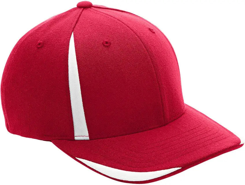 Team 365 Atb102 Pro-formance® Front Sweep Cap - Sport Red White