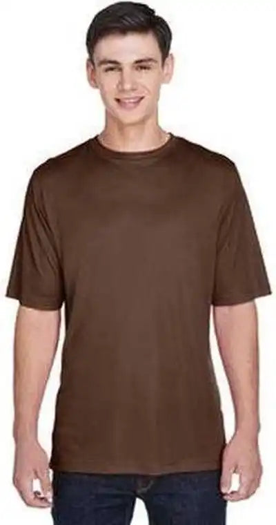 Team 365 Tt11 Men’s Zone Performance t Shirt Sport Dark Brown