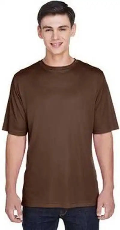 Team 365 Tt11 Men’s Zone Performance t Shirt Sport Dark Brown