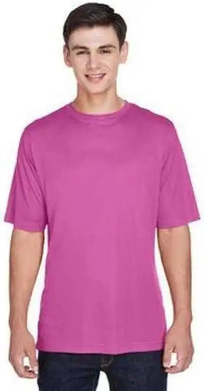 Team 365 Tt11 Men’s Zone Performance t Shirt Sportcharity Pink