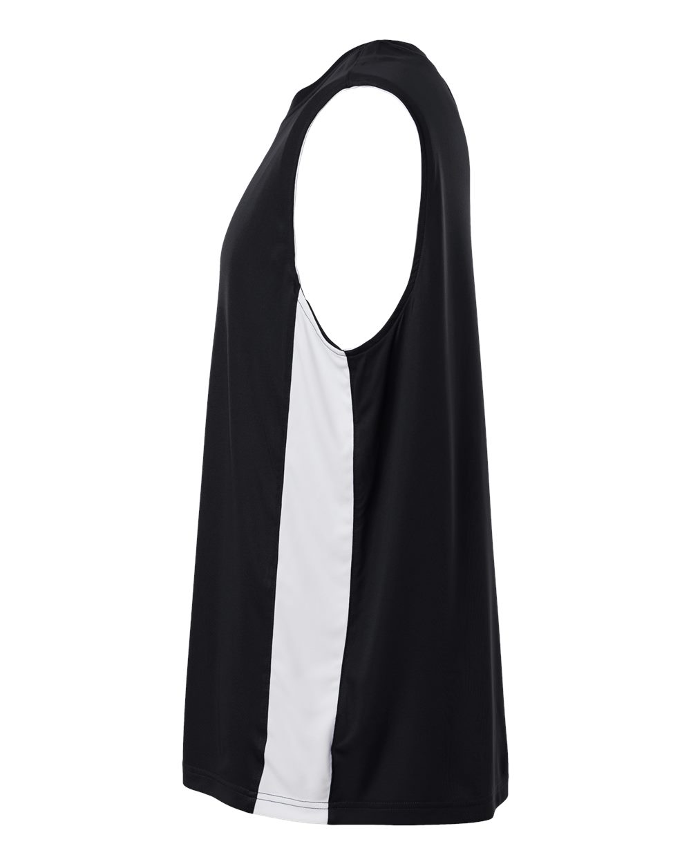 Team 365 Tt115 Unisex Zone Performance Reversible Jersey - Black White