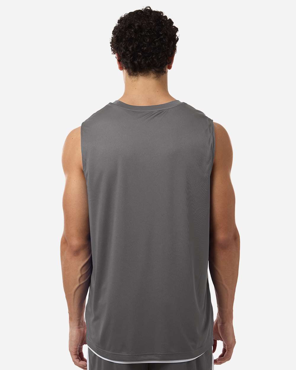 Team 365 Tt115 Unisex Zone Performance Reversible Jersey - Sport Graphite White