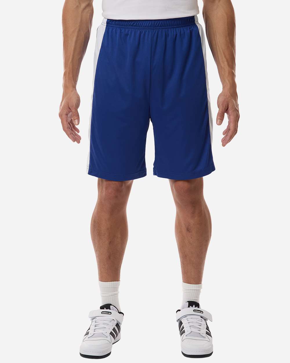 Team 365 Tt115b Unisex Zone Performance Reversible Shorts - Sport Royal White