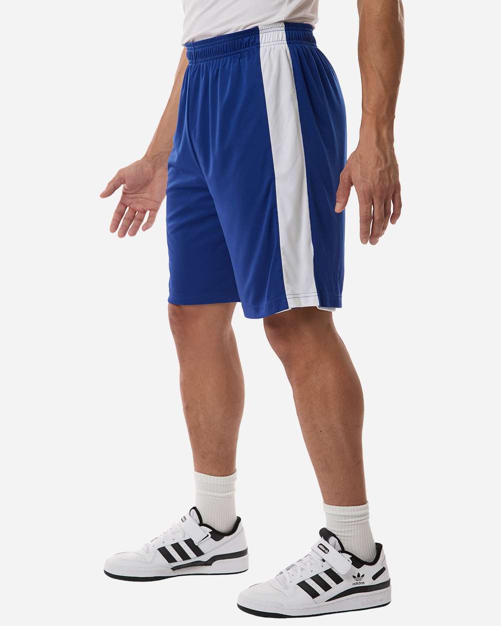 Team 365 Tt115b Unisex Zone Performance Reversible Shorts - Sport Royal White
