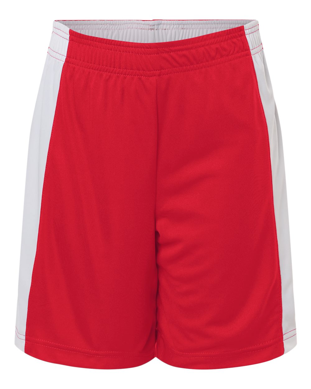 Team 365 Tt115by Youth Zone Performance Reversible Shorts - Sport Red White