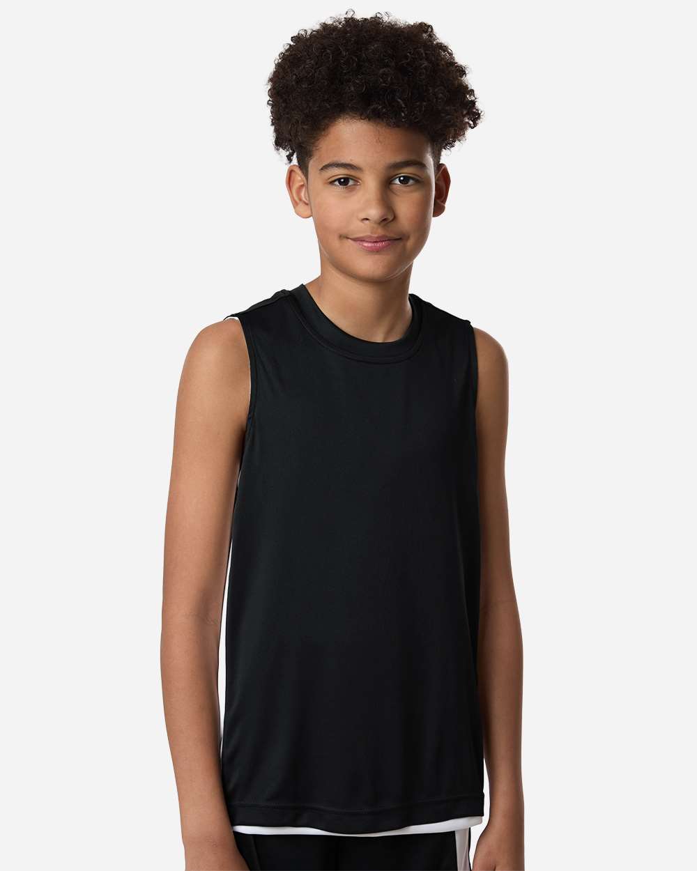 Team 365 Tt115y Youth Zone Performance Reversible Jersey - Black White