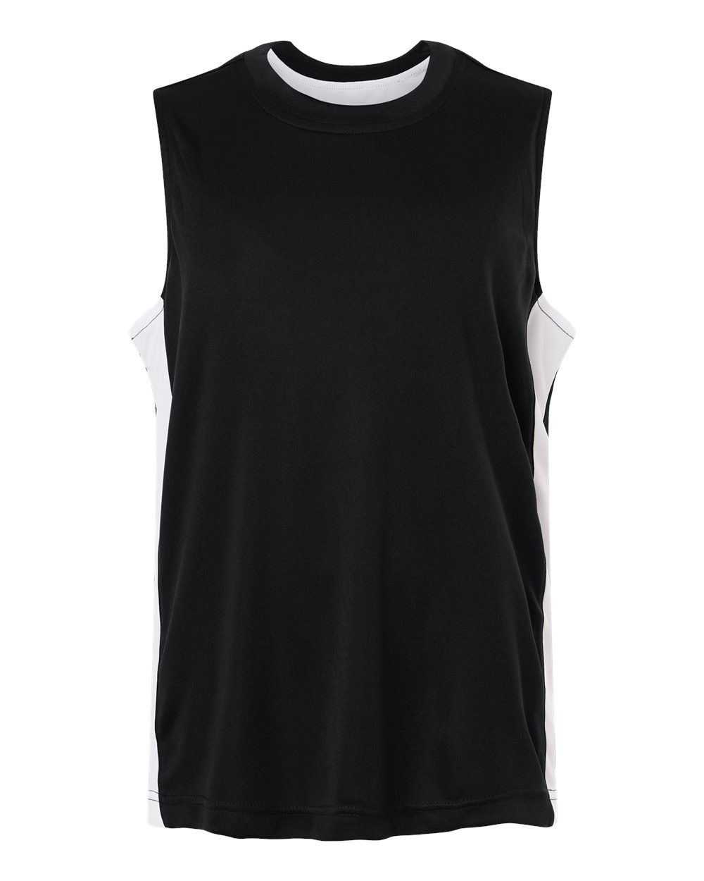 Team 365 Tt115y Youth Zone Performance Reversible Jersey - Black White