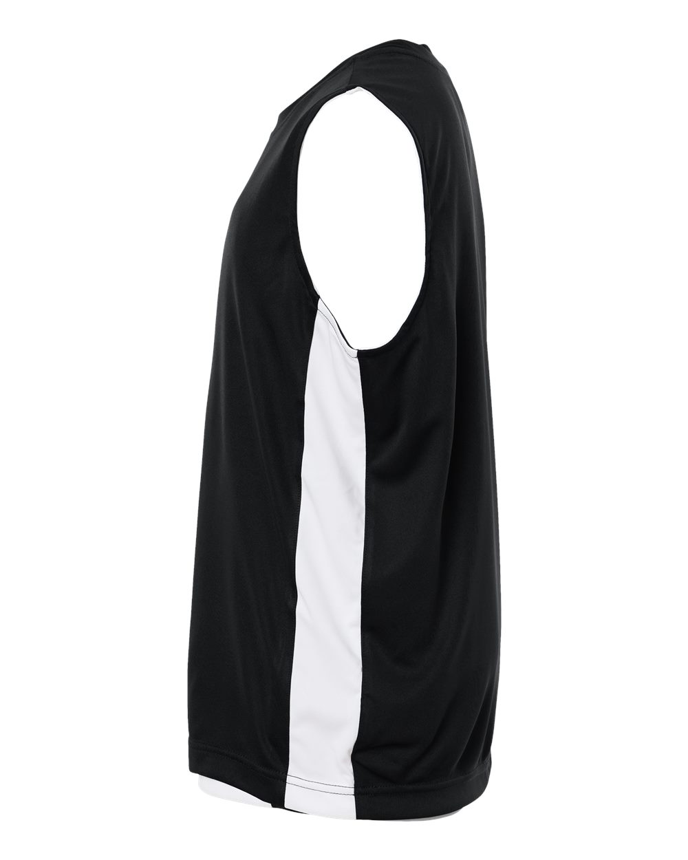 Team 365 Tt115y Youth Zone Performance Reversible Jersey - Black White