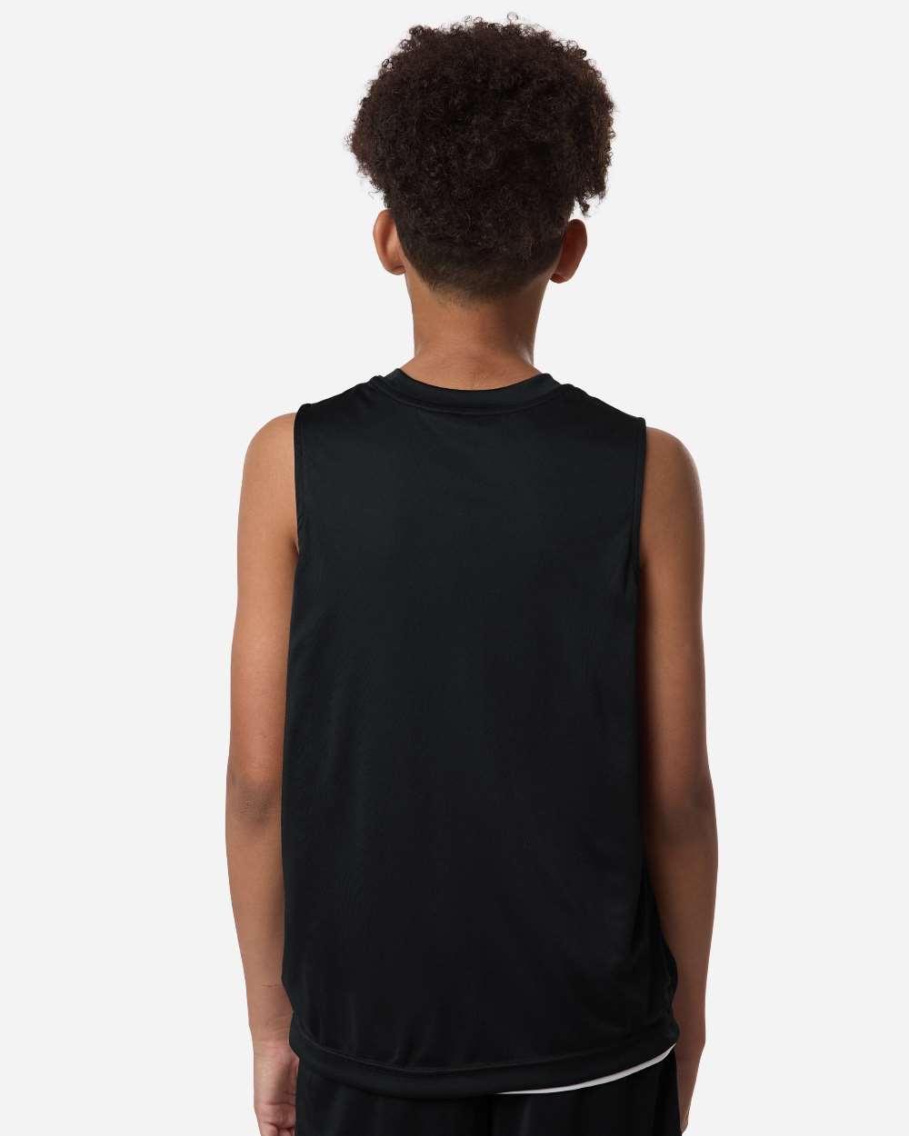 Team 365 Tt115y Youth Zone Performance Reversible Jersey - Black White