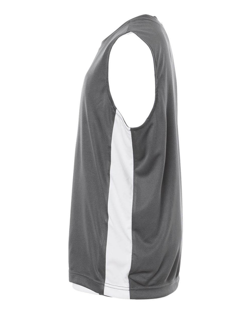Team 365 Tt115y Youth Zone Performance Reversible Jersey - Sport Graphite White