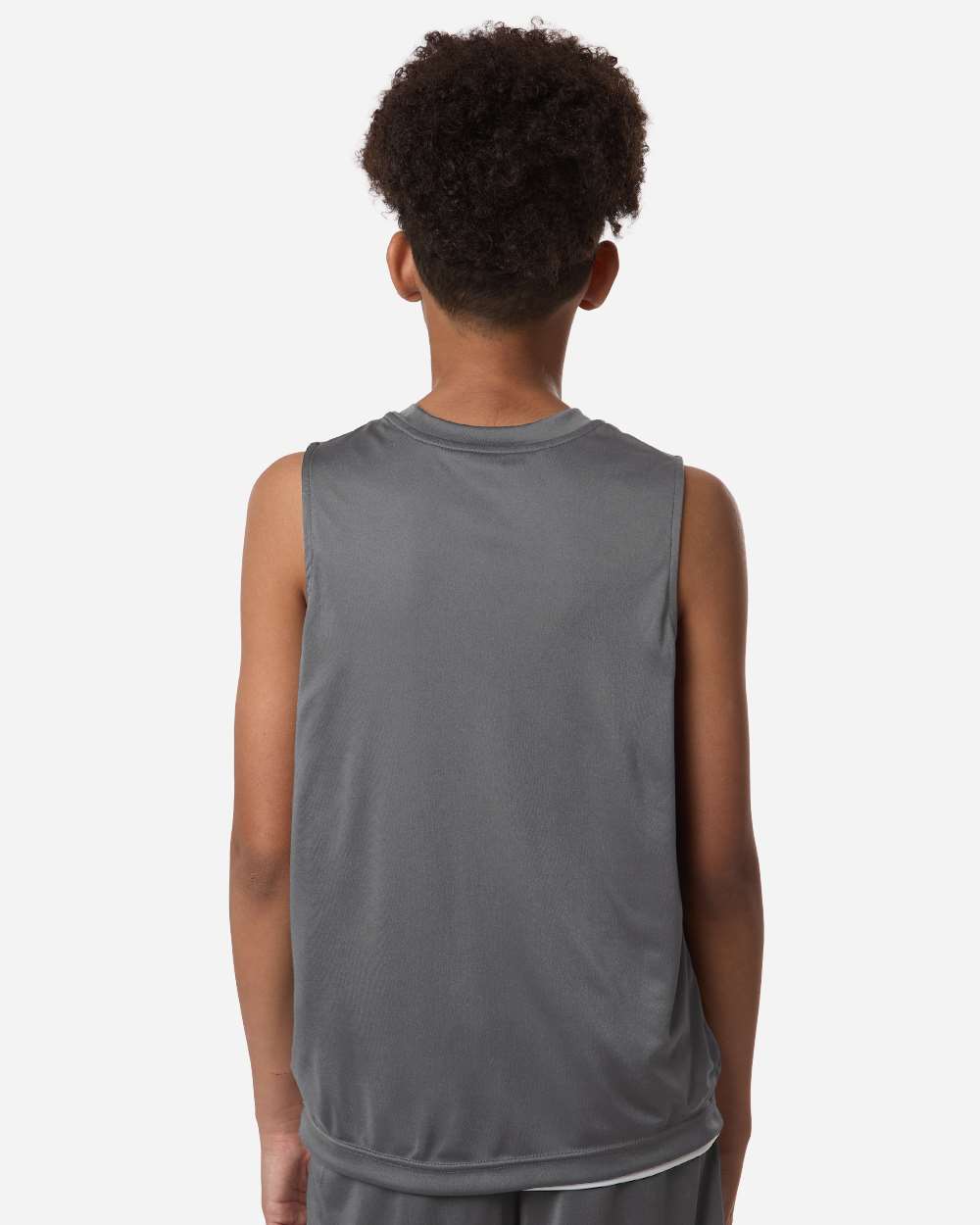 Team 365 Tt115y Youth Zone Performance Reversible Jersey - Sport Graphite White