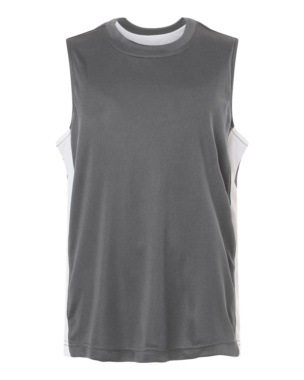 Team 365 Tt115y Youth Zone Performance Reversible Jersey - Sport Graphite White