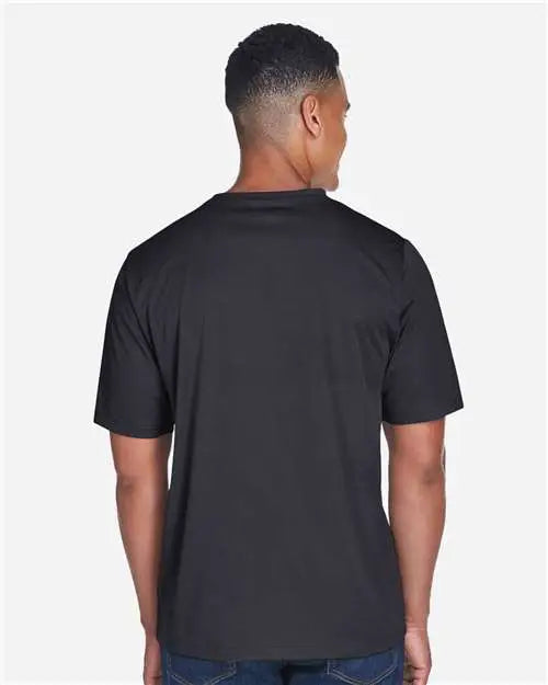 Team 365 Tt11h Men’s Sonic Heather Performance T-shirt - Black