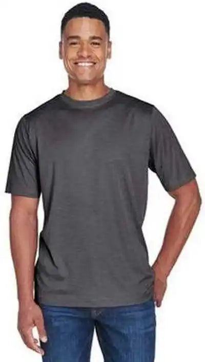 Team 365 Tt11h Men’s Sonic Heather Performance t Shirt Dark Gray