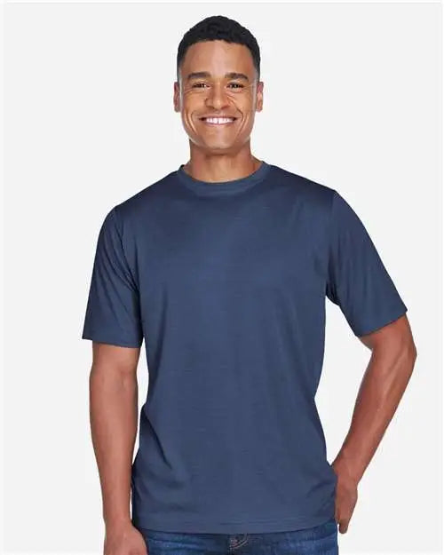Team 365 Tt11h Men’s Sonic Heather Performance T-shirt - Sport Dark Navy