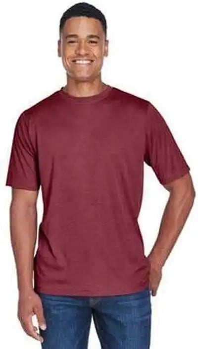Team 365 Tt11h Men’s Sonic Heather Performance t Shirt Sportmaroon