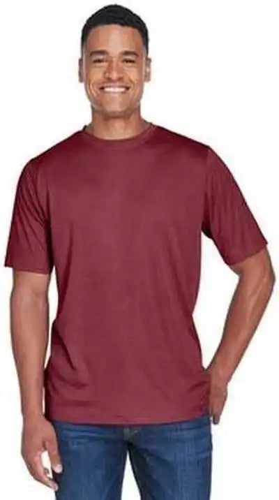 Team 365 Tt11h Men’s Sonic Heather Performance t Shirt Sportmaroon
