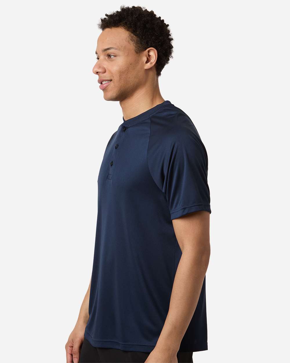 Team 365 Tt11hn Men’s Zone Performance Henley - Sport Dark Navy