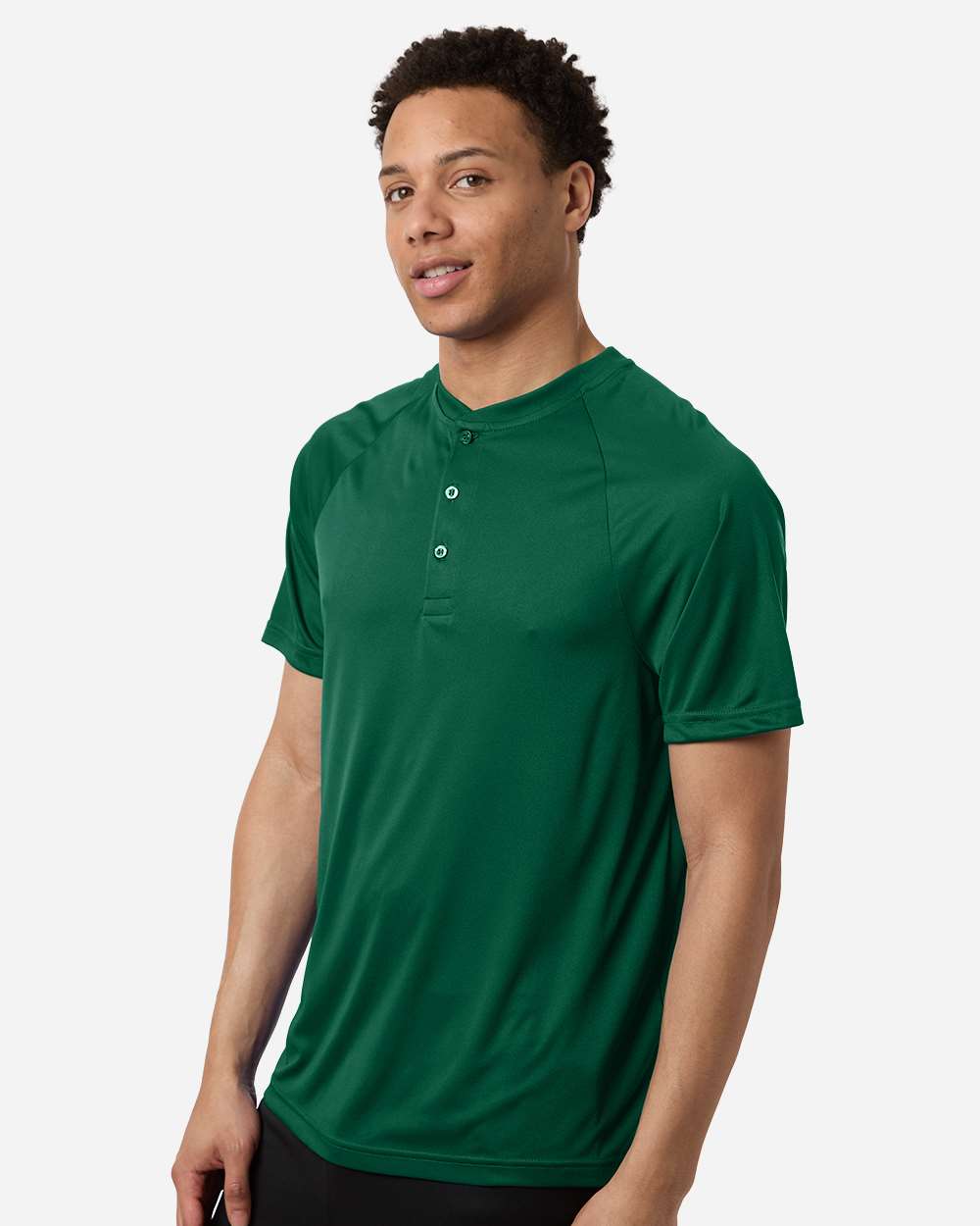Team 365 Tt11hn Men’s Zone Performance Henley - Sport Forest