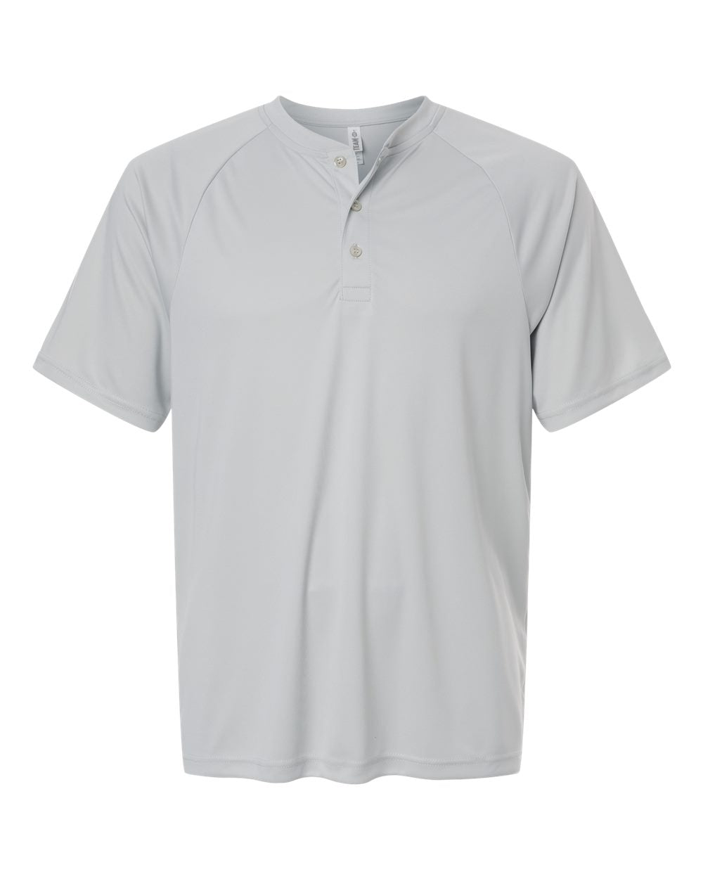 Team 365 Tt11hn Men’s Zone Performance Henley - Sport Silver