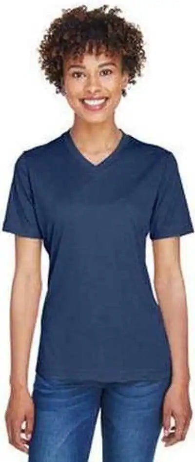 Team 365 Tt11hw Ladies’ Sonic Heather Performance t Shirt Sportdark Navy