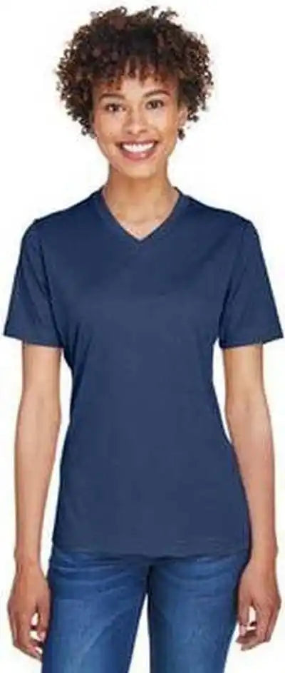 Team 365 Tt11hw Ladies’ Sonic Heather Performance t Shirt Sportdark Navy