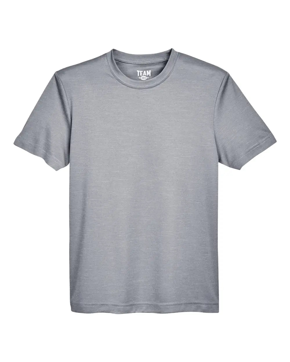 Team 365 Tt11hy Youth Sonic Heather Performance T-shirt - Athletic - Gray / s