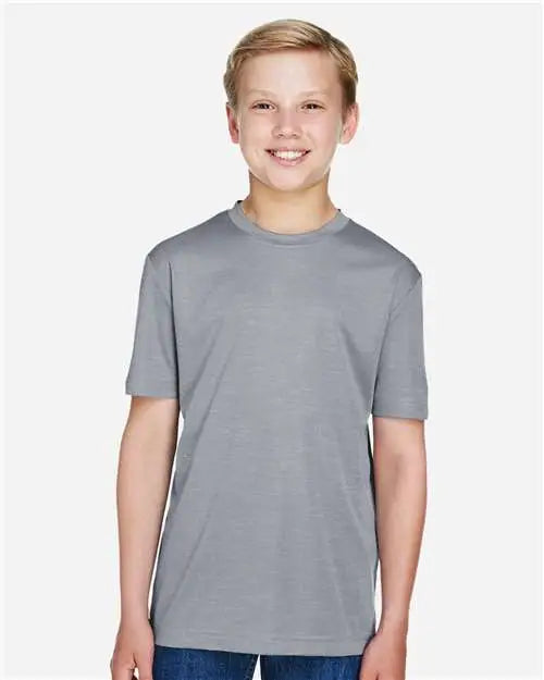 Team 365 Tt11hy Youth Sonic Heather Performance T-shirt - Athletic