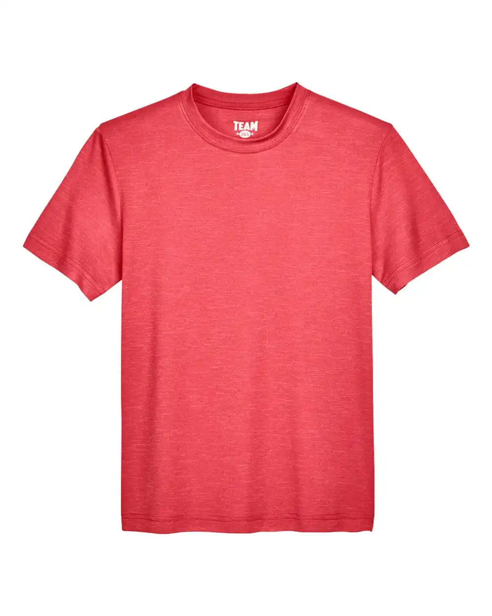 Team 365 Tt11hy Youth Sonic Heather Performance T-shirt - Sport Red - s