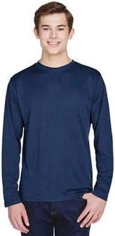 Team 365 Tt11l Men’s Zone Performance Long Sleeve t Shirt Sport Dark Navy