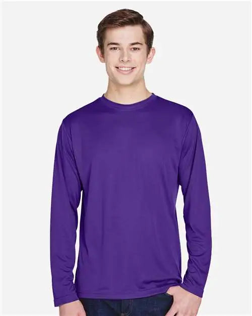 Team 365 Tt11l Men’s Zone Performance Long Sleeve T-shirt - Sport Purple