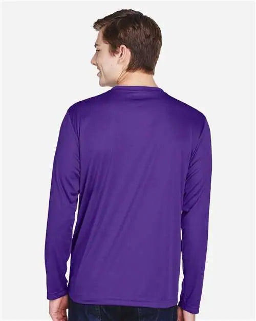 Team 365 Tt11l Men’s Zone Performance Long Sleeve T-shirt - Sport Purple