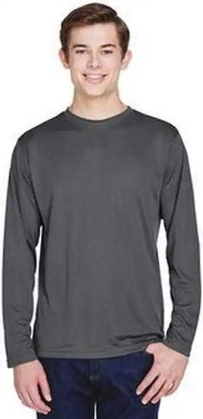Team 365 Tt11l Men’s Zone Performance Long Sleeve t Shirt Sport Graphite