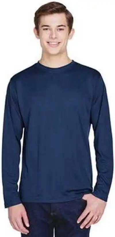 Team 365 Tt11l Men’s Zone Performance Long Sleeve t Shirt Sport Dark Navy