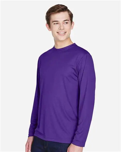 Team 365 Tt11l Men’s Zone Performance Long Sleeve T-shirt - Sport Purple