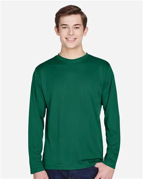 Team 365 Tt11l Men’s Zone Performance Long Sleeve T-shirt - Sport Forest