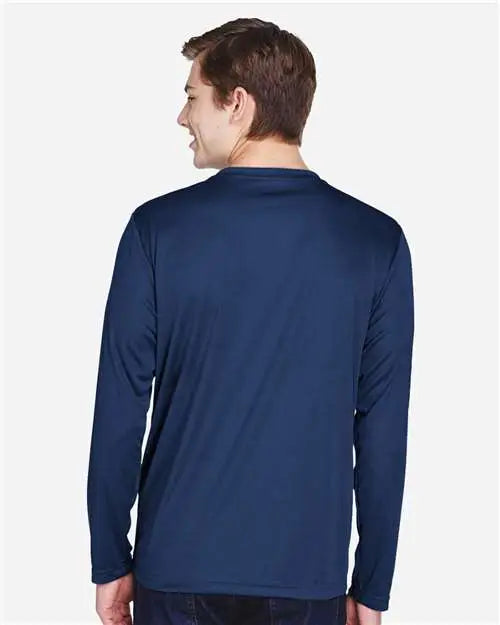 Team 365 Tt11l Men’s Zone Performance Long Sleeve T-shirt - Sport Dark Navy