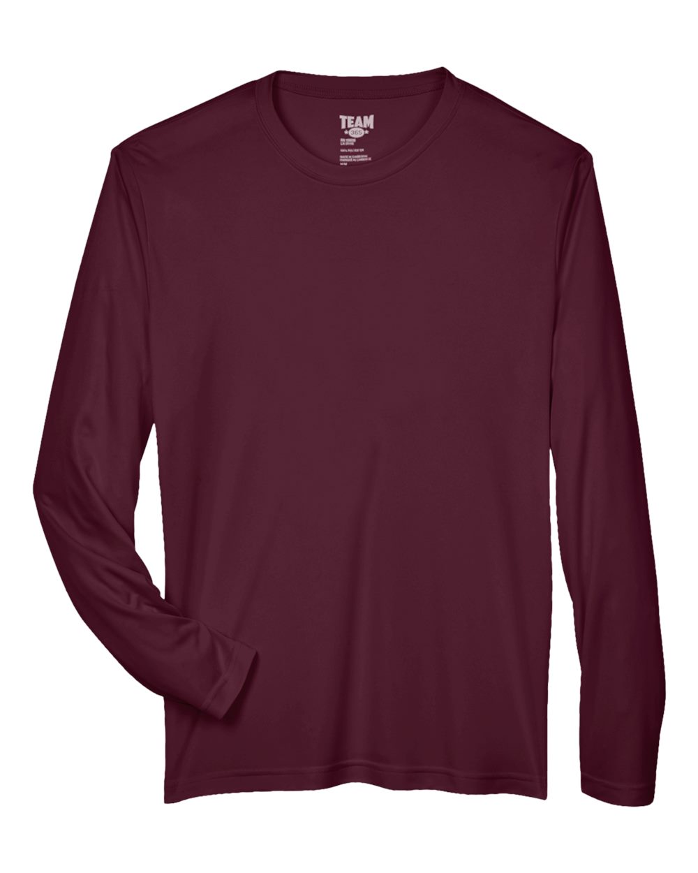 Team 365 Tt11l Men’s Zone Performance Long Sleeve T-shirt - Sport Dark Maroon