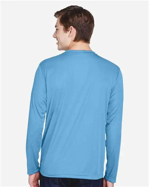 Team 365 Tt11l Men’s Zone Performance Long Sleeve T-shirt - Sport Light Blue