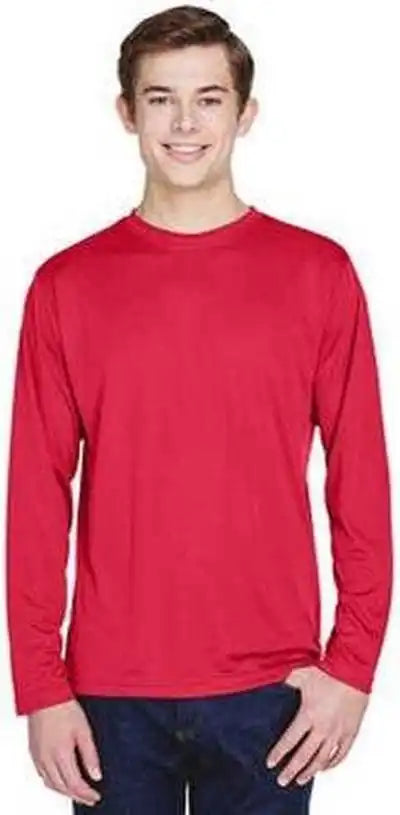 Team 365 Tt11l Men’s Zone Performance Long Sleeve t Shirt Sport Red