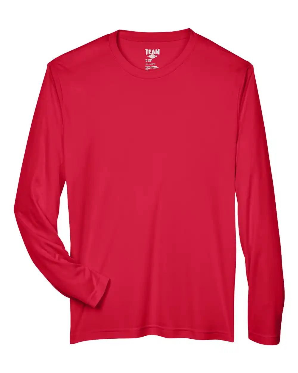Team 365 Tt11l Men’s Zone Performance Long Sleeve T-shirt - Sport Red - Xs
