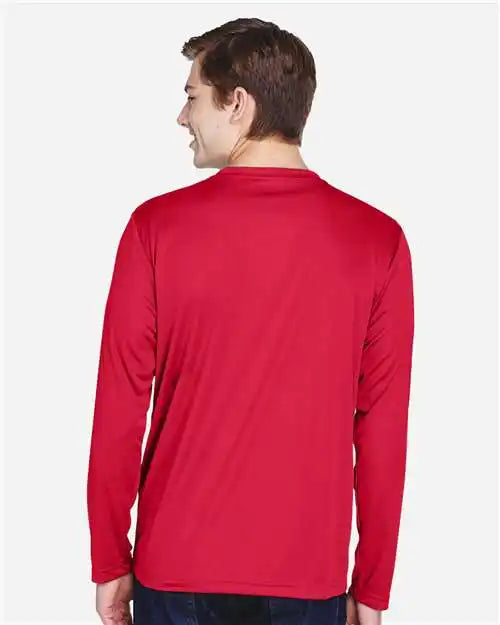 Team 365 Tt11l Men’s Zone Performance Long Sleeve T-shirt - Sport Red